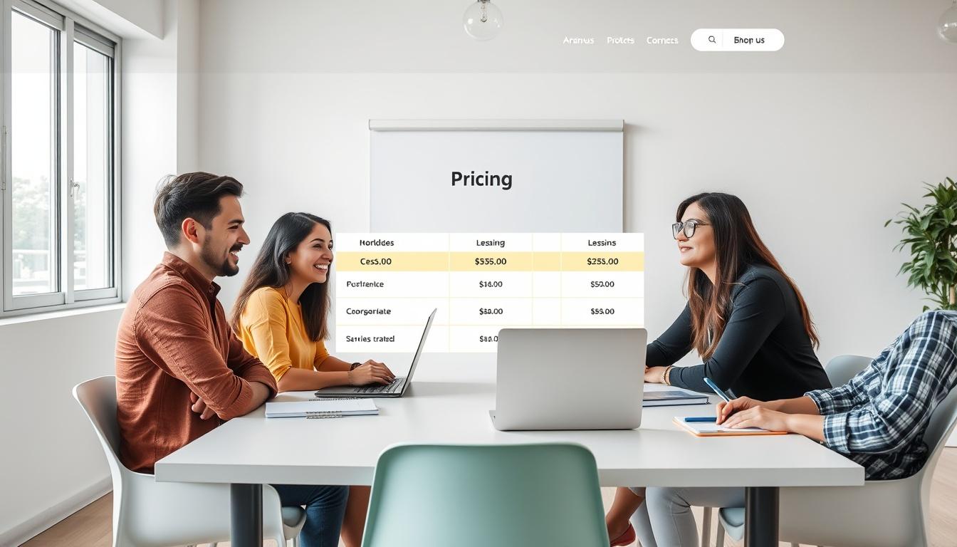 Pricing visual